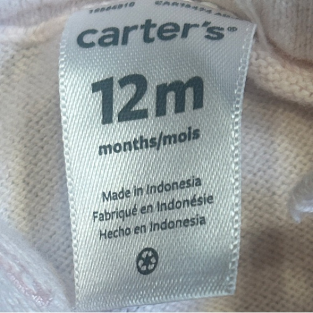 Carter's Light Pink Ruffled Overalls - Picture 3 of 9
